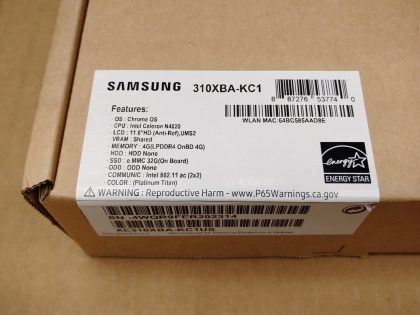 NEW OPEN BOX!!!Item Specifics: MPN : Chromebook 4UPC : 887276537740Type : LaptopBrand : SamsungProduct Line : ChromebookModel : Chromebook 4Operating System : ChromeOSScreen Size : 11.6" HD LED Display (1366 x 768)