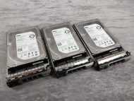 LOT of 3 - DELL ST33000650SS 3TB 7.2K 3.5'' SAS 6Gbps Hard Drives W/TRAY | 91K8T
