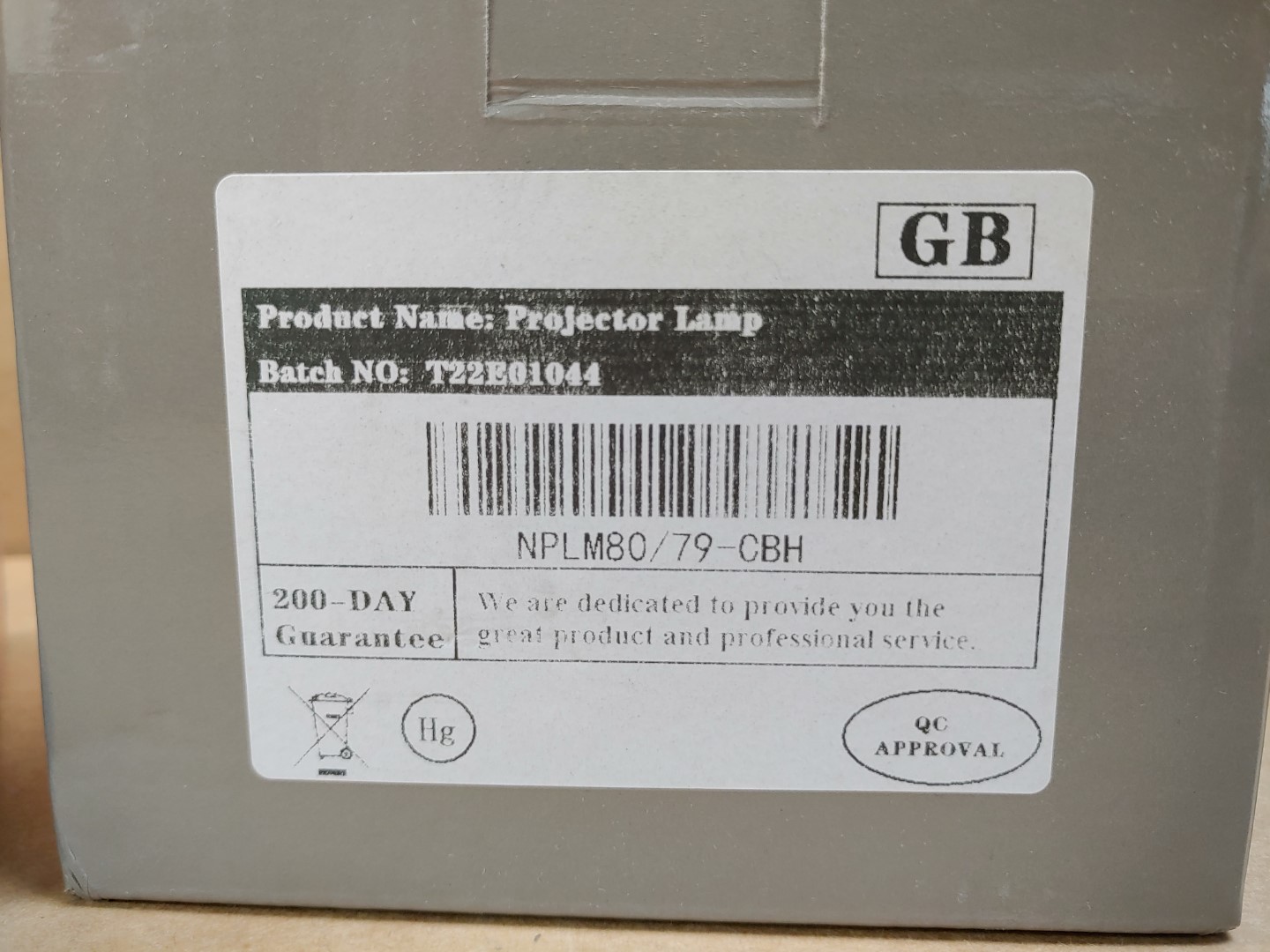 LOT of (2) Araca REPLACEMENT LAMP BULB for EPSON BrightLink 595 (NPLM80/79-CBH) - Image 5