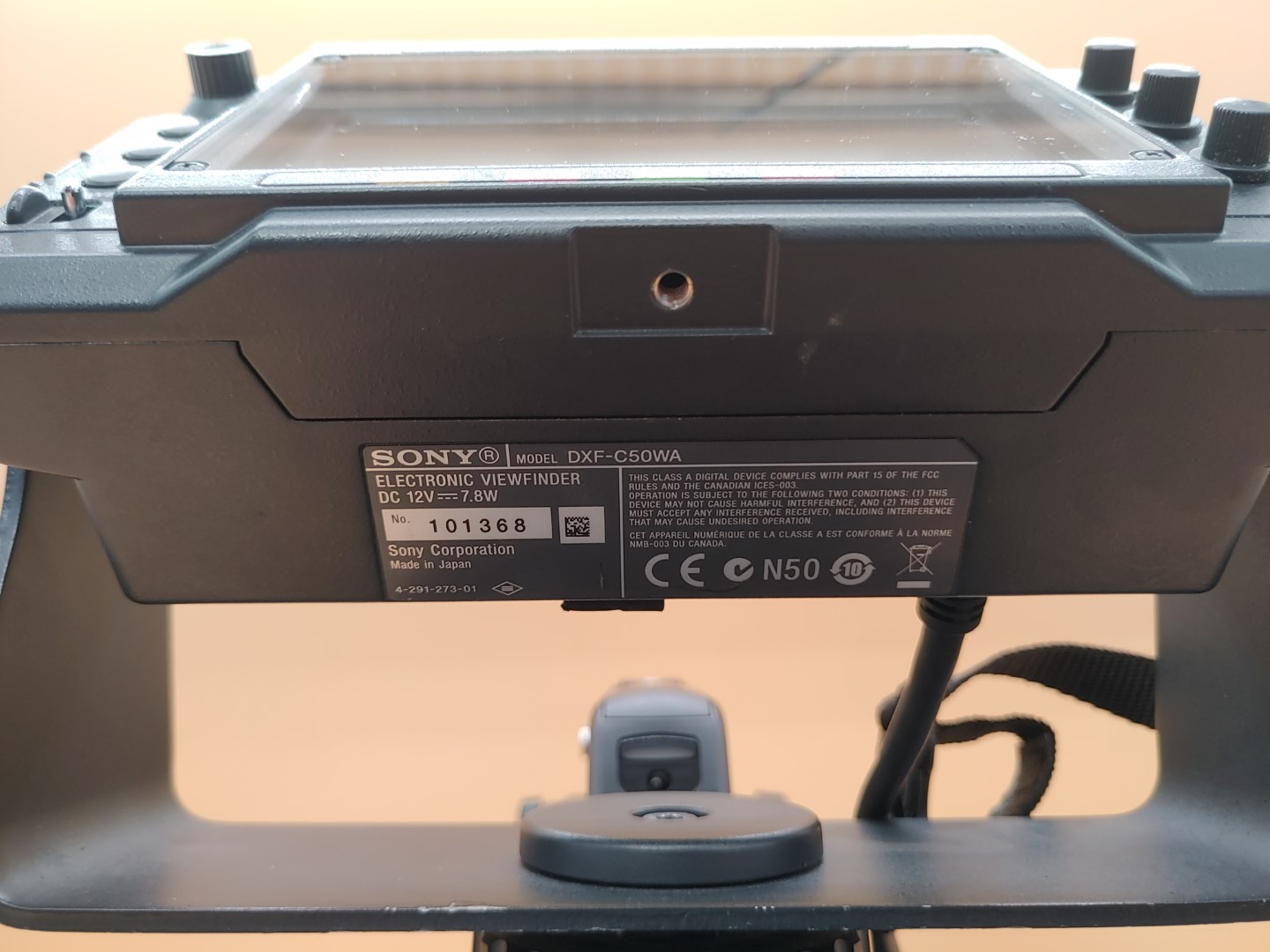 Sony HXC-D70 Studio HD Camcorder w/ DXF-C50WA + CA-FB70 ✔✔✔ **NO LENS OR BATT** - Image 9