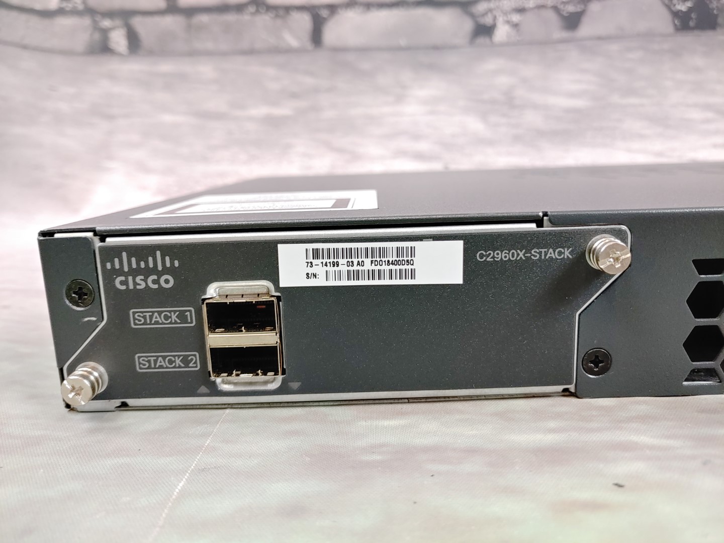CISCO WS-C2960X-24TS-L V02 Catalyst 2960X 24-Port Switch w/ C2960X-STACK - Image 8