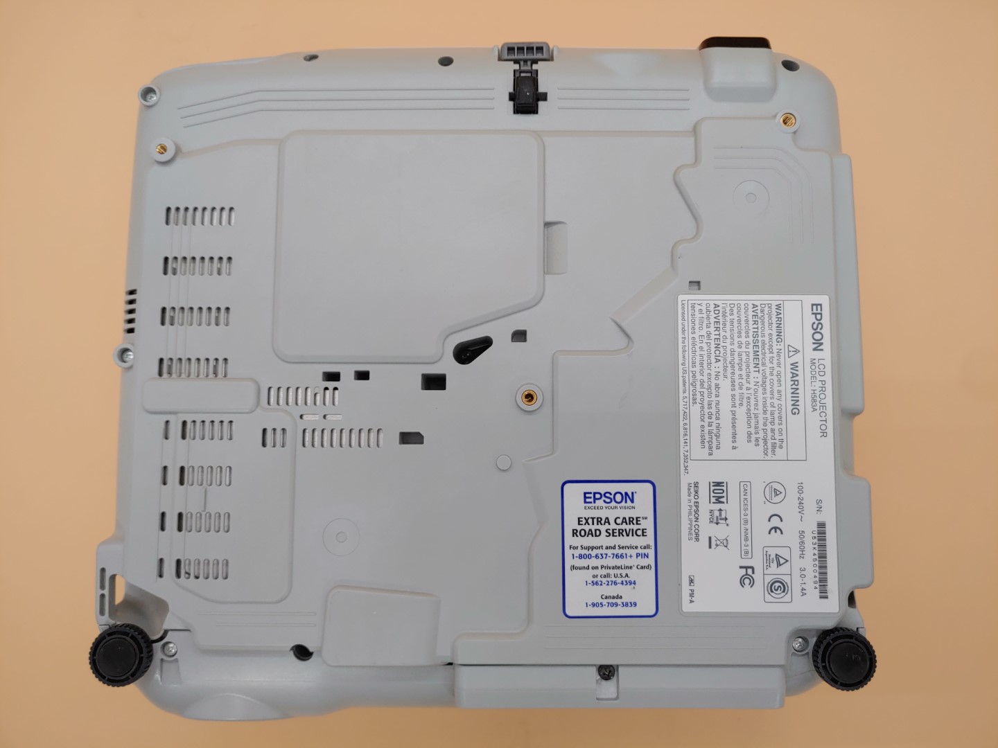 Epson PowerLite 965 H583A XGA 3LCD HDMI 3,500 ANSI Lumen Projector (898 HOURS) - Image 9