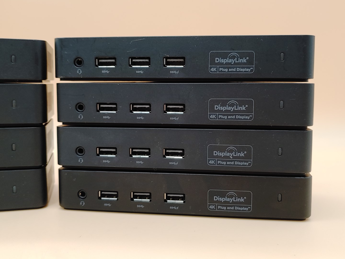 LOT of (8) Dell D3100 USB 3.0 Ultra HD 4K Triple Display Dock 036M9K ✔✔ *NO A/C* - Image 3