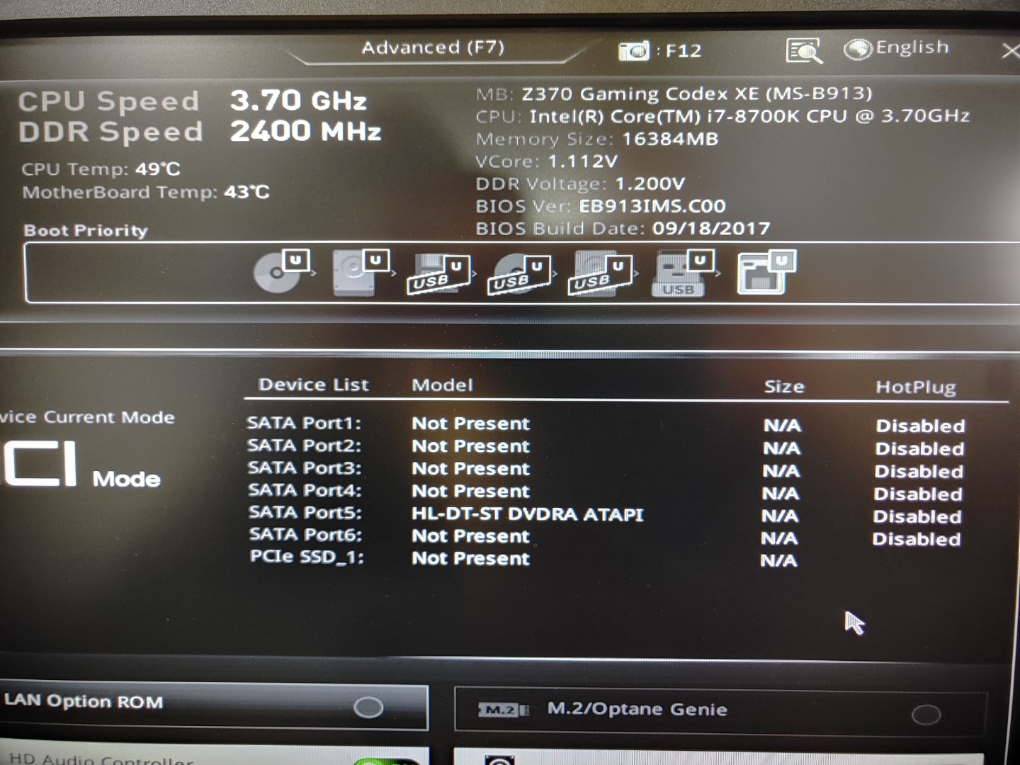 MSI Z370-A PRO Socket LGA 1151 ATX Motherboard w/ Intel i7-8700K + 16GB RAM ✔✔✔ - Image 11