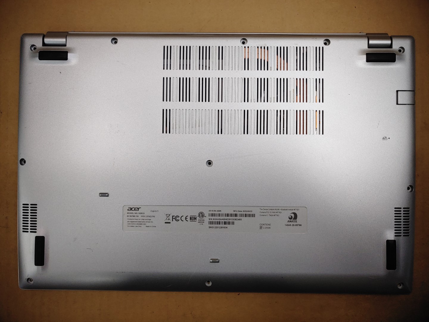 Acer Aspire A515-56 15.6" i3-1115G4✔4GB✔ *NO HDD/NO AC* **BAD KEYBOARD?** *READ* - Image 6