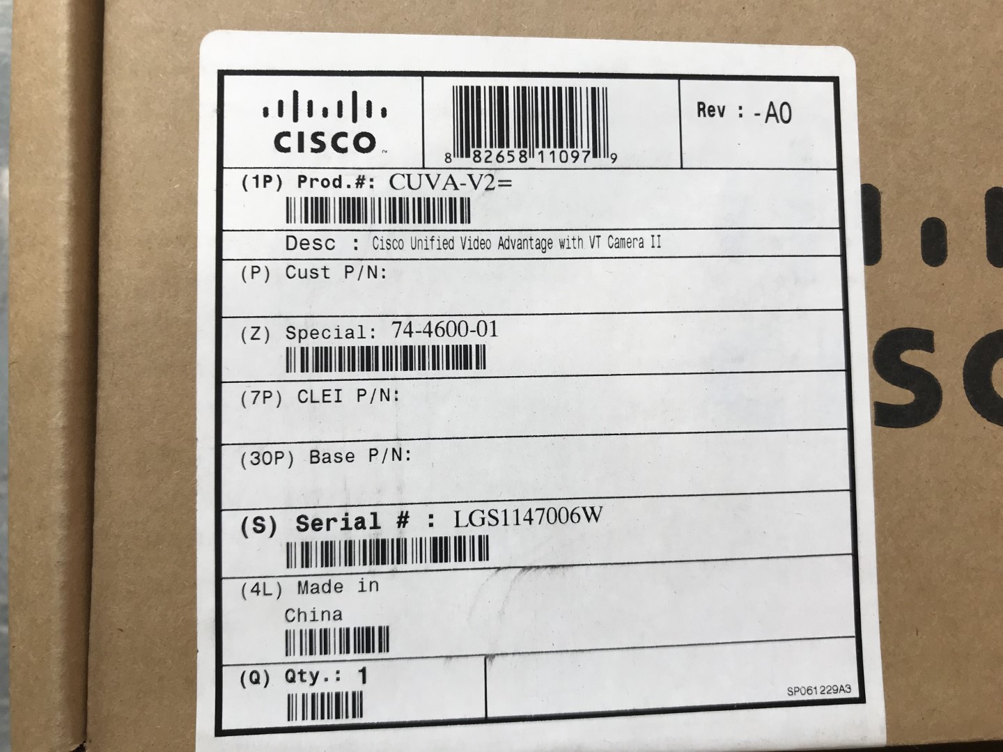 x2 Cisco VT Camera II Web Cam (CUVA-V2) (74-4600-01) - New Open BOX! - Image 3