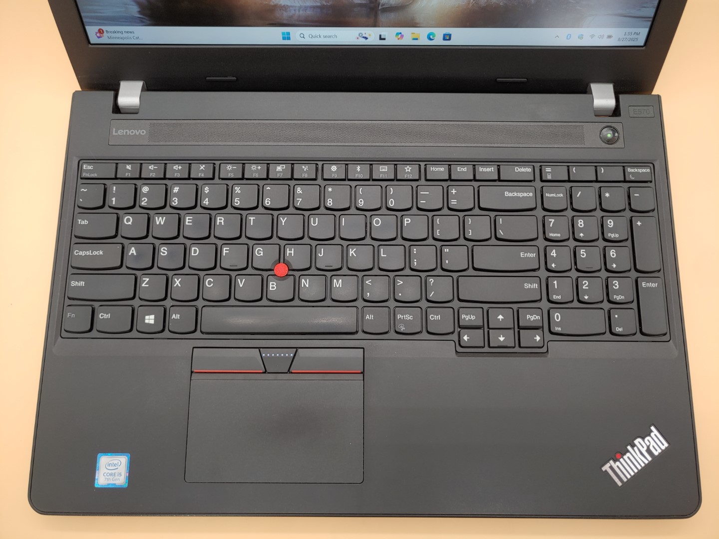 Lenovo ThinkPad E570 15.6" Intel i5-7200U✔8GB✔256GB SSD✔Win11Pro✔*NO A/C* *READ* - Image 4