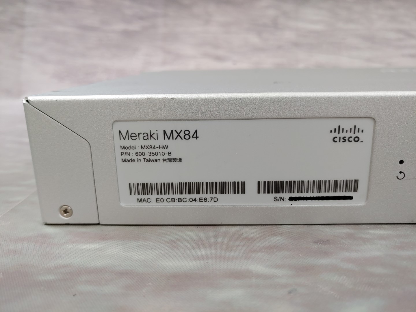 CISCO Meraki (MX84-HW) Meraki Cloud Managed Security Appliance *UNCLAIMED* - Image 7