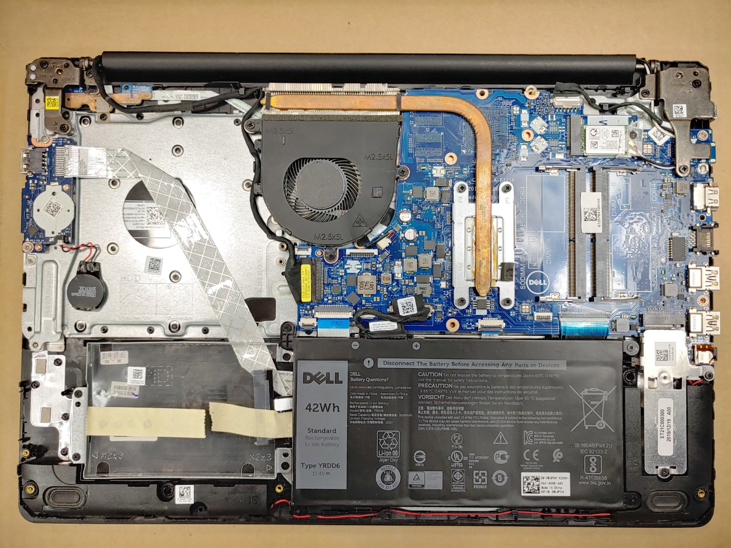 Dell Inspiron 3585 15.6" Ryzen 3 2200U✔*NO RAM/NO HDD/NO AC**BAD KEYBOARD**READ* - Image 7