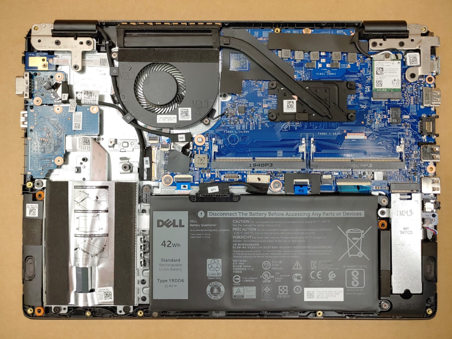 Dell Latitude 3400 14" i3-8145U✔ *NO RAM/NO SSD/NO AC* **LIQUID SPILL** **READ** - Image 7