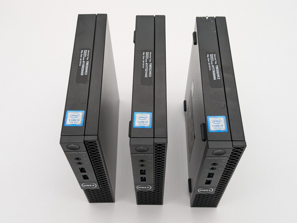 3 QTY : Dell Optiplex 3050 Micro Intel i3-7100T 3.40GHz 8GB 128GB SSD - No AC/OS - Image 3