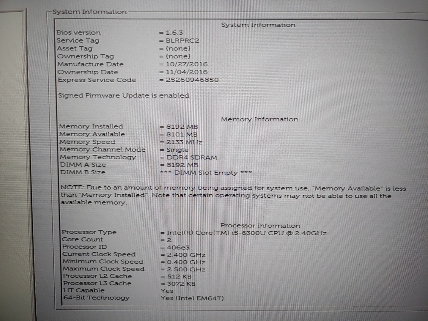 Dell Latitude E7470 14-inch i5-6300U✔8GB RAM✔256GB SSD✔ *NO BATT/NO OS/NO A/C* - Image 10