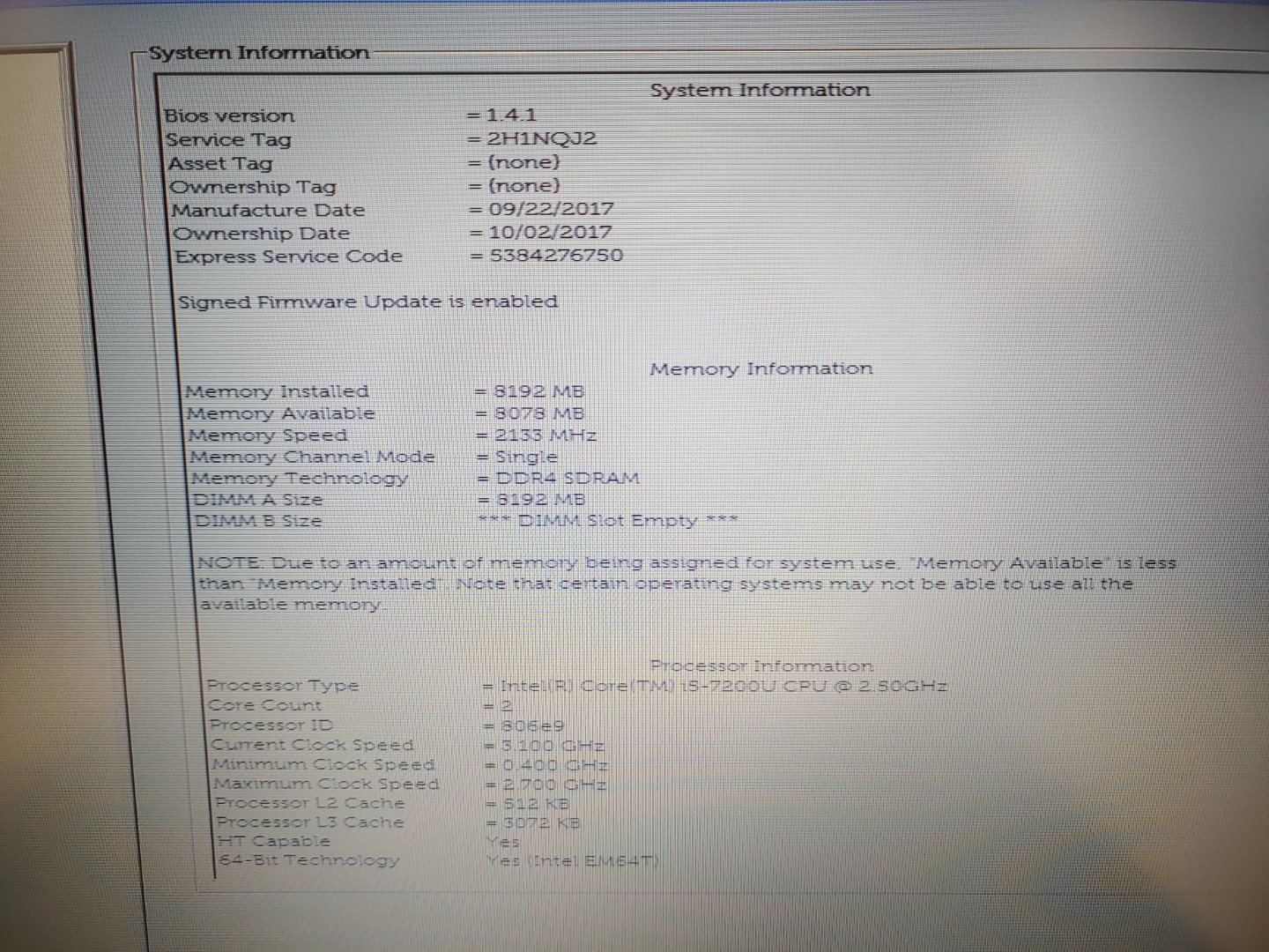 Dell Latitude 3580 15.6" Intel i5-7200U✔8GB✔256GB SSD✔*NO BATT/NO OS/NO AC**READ - Image 10