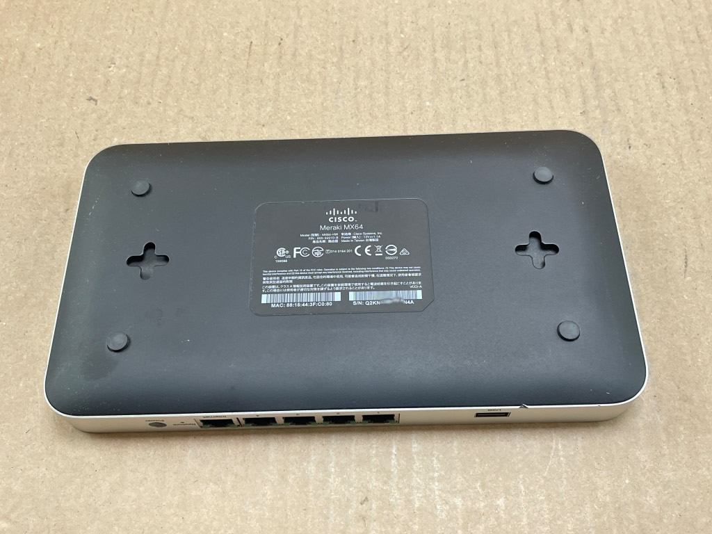 Cisco Meraki MX64-HW | Cloud Managed Firewall | *UNCLAIMED* - Image 3