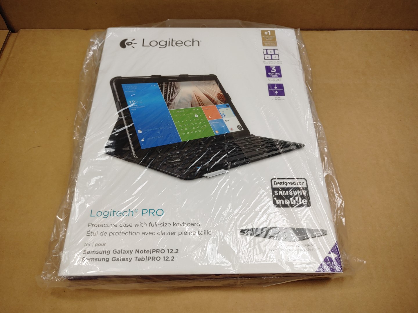 Logitech PRO Keyboard Case for Samsung Galaxy Note Pro 12.2/Galaxy Tab Pro 12.2 - Image 5
