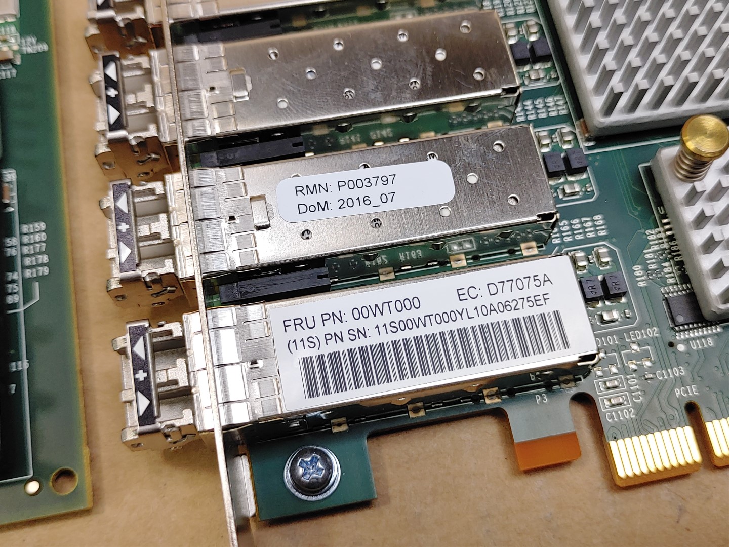 LOT of (4) IBM 00WT000 LPE12004 8GB Quad Port Fibre Channel Network Adapter ✔✔ - Image 7