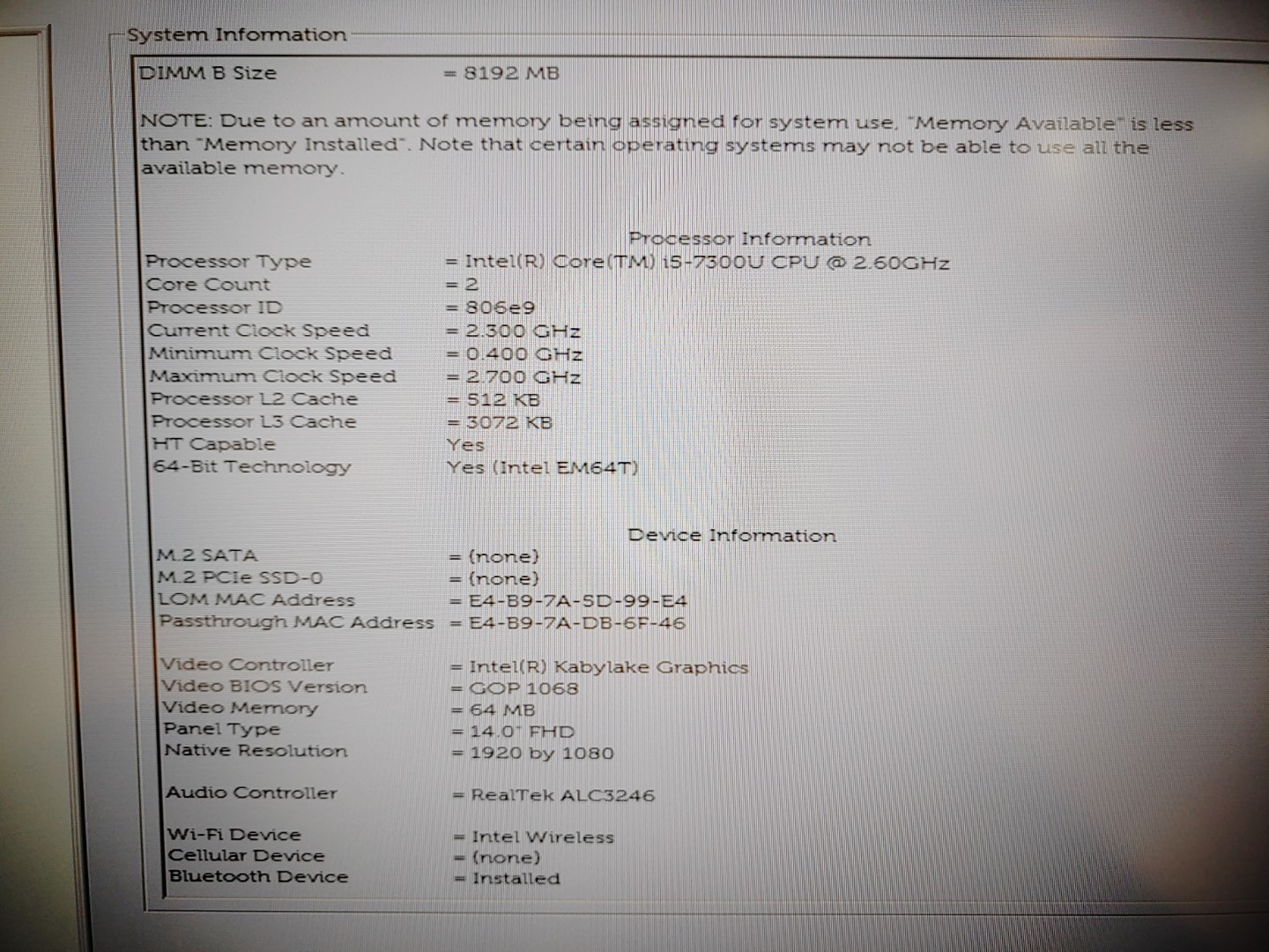 Dell Latitude 7490 14" Intel i5-7300U✔16GB RAM✔ *NO OS/NO SSD/NO AC* **READ** - Image 11