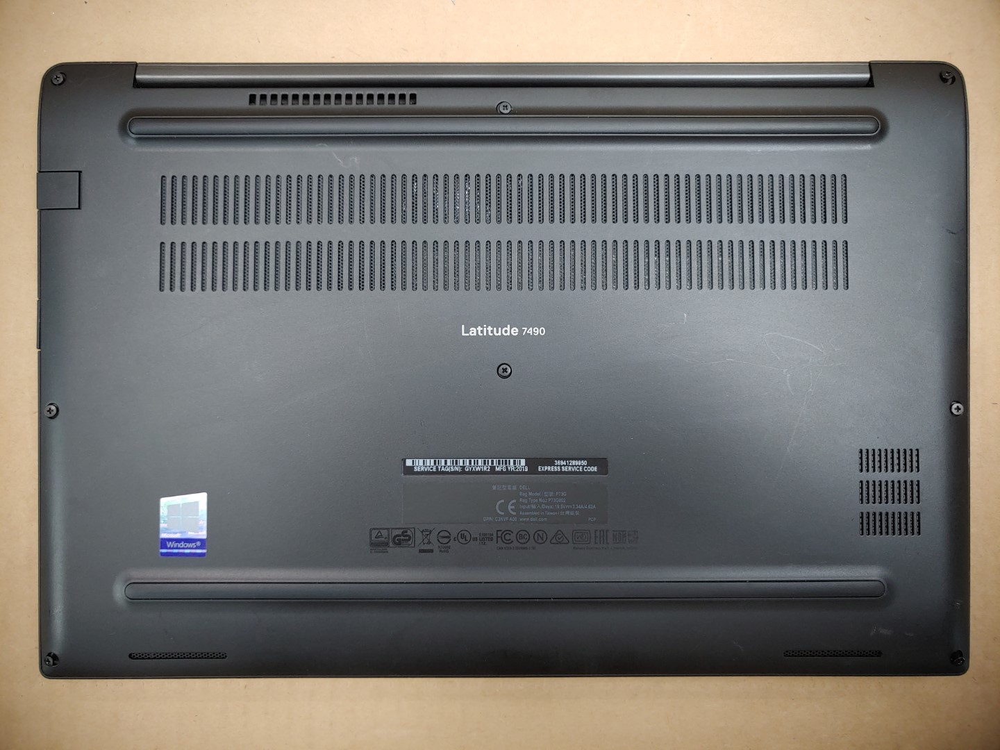 Dell Latitude 7490 14-inch Intel i7-8650U✔ *NO SSD/NO BATT/NO RAM/NO AC* *READ* - Image 6