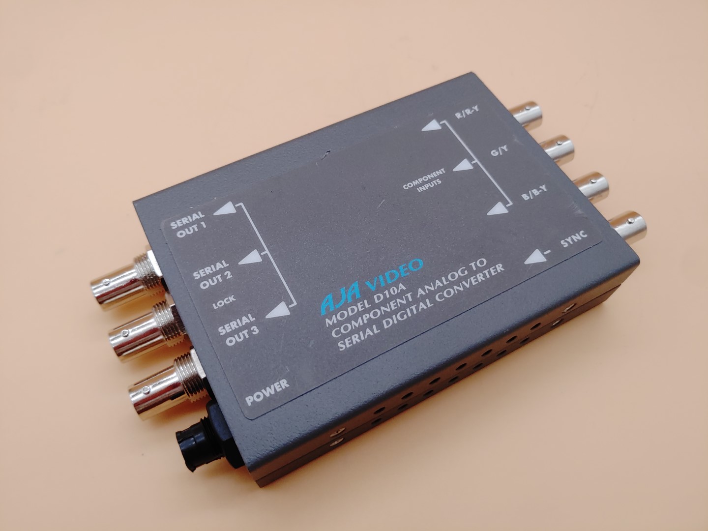 AJA Video D10A Component Analog To Serial Digital Converter ✔✔✔ **NO A/C**
