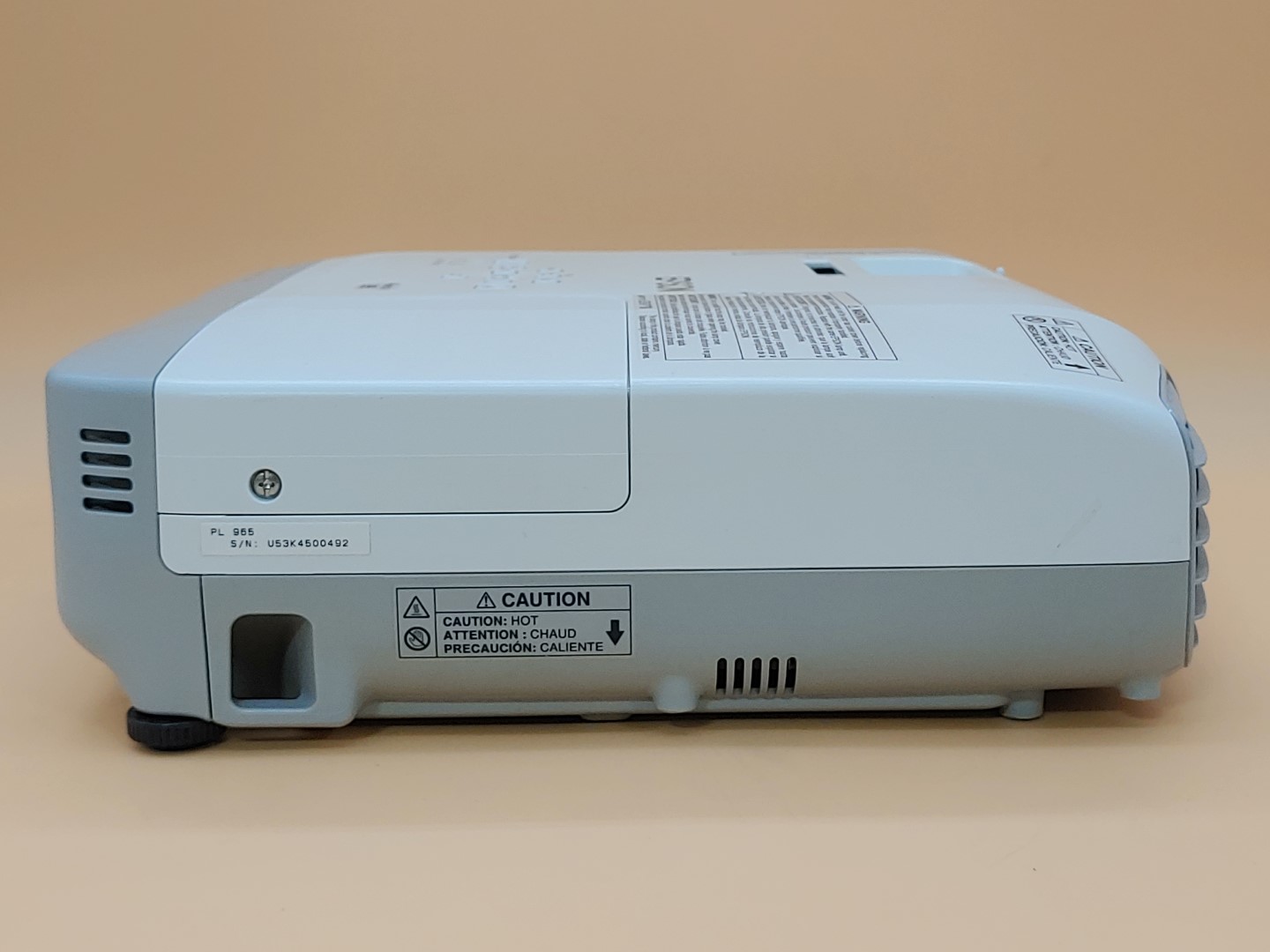 Epson PowerLite 965 H583A XGA 3LCD HDMI 3,500 ANSI Lumen Projector (4342 HOURS) - Image 4