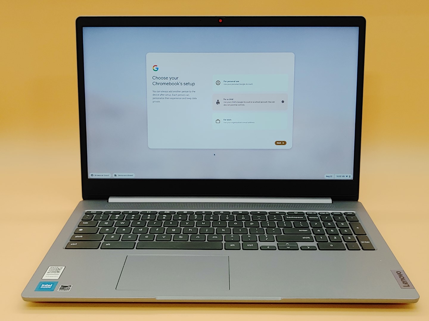 Lenovo IdeaPad 3 Chrome 15IJL6 Celeron N4500✔4GB✔64GB eMMC✔ChromeOS✔ *NO A/C*