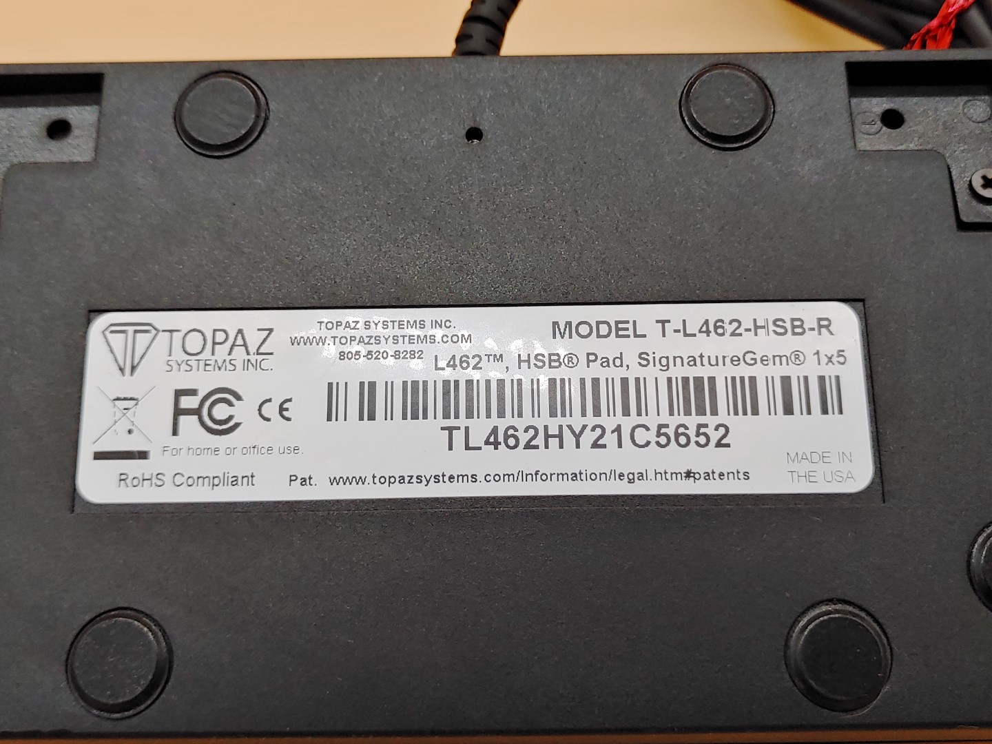 Topaz SignatureGem T-L462-HSB-R USB Signature Pad 1x5" with Stylus ✔✔✔ - Image 10