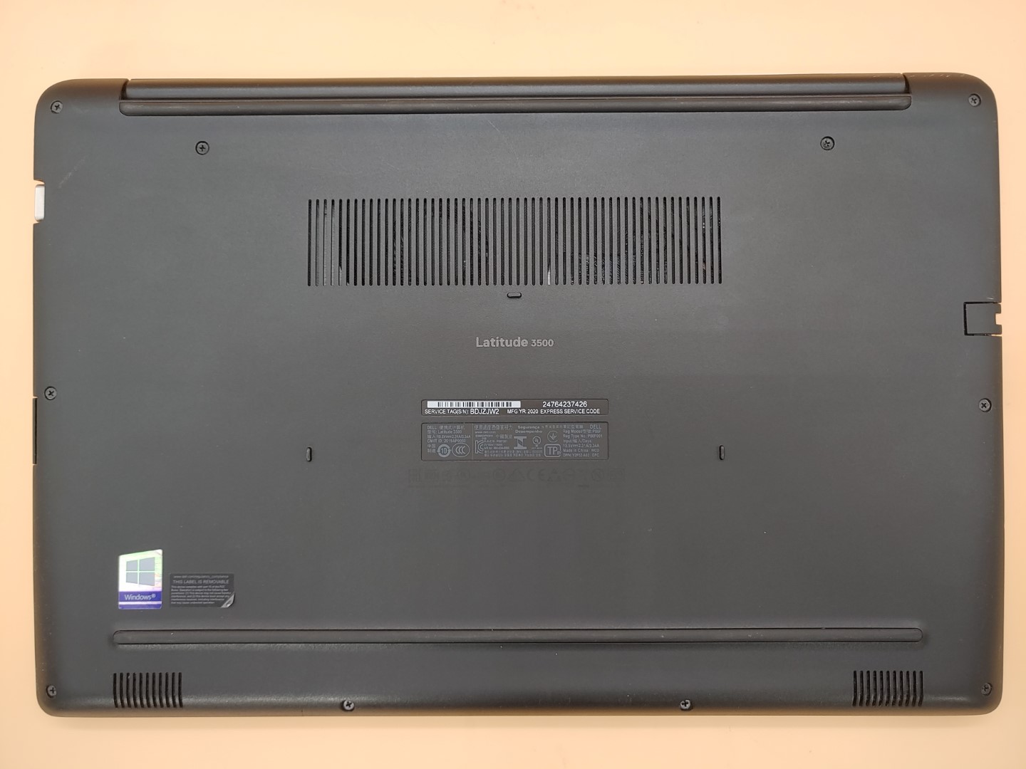 Dell Latitude 3500 15.6" Intel i5-8265U✔8GB RAM✔256GB SSD✔Win11Pro✔ *NO A/C** - Image 6