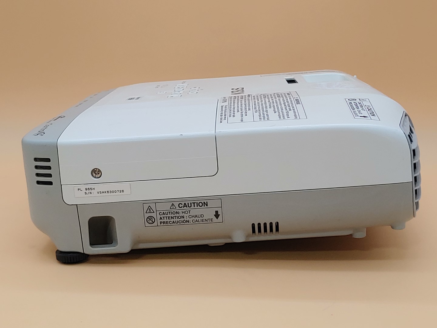 Epson PowerLite 965H H682A XGA 3LCD HDMI 3,500 ANSI Lumen Projector (4024 HOURS) - Image 4