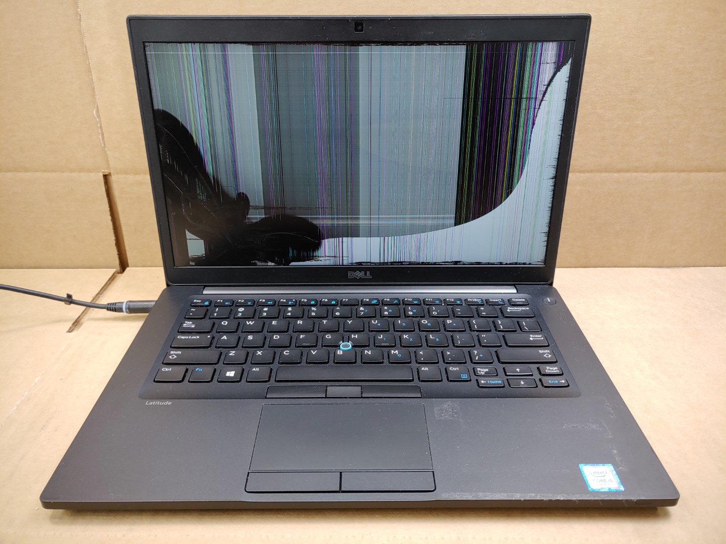Dell Latitude 7480 14" i5-7300U✔ *NO BATT/SSD/RAM/AC* **BROKEN SCREEN** **READ**