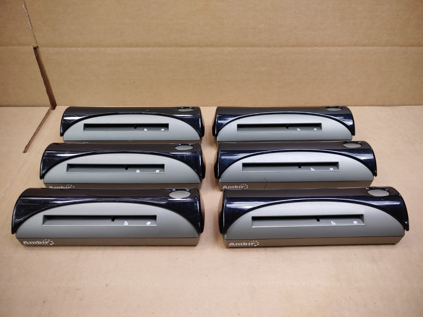 LOT of (6) Ambir Technology PS667 Simplex Color ID Card Sheetfed Scanner ✔✔✔
