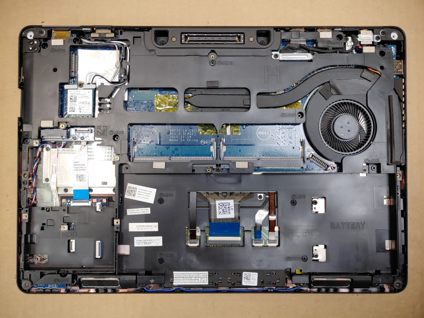 Dell Latitude E5470 14" i5-6440HQ✔*NO BATT/NO RAM/NO HDD/NO AC**POWERS NO OUTPUT - Image 7