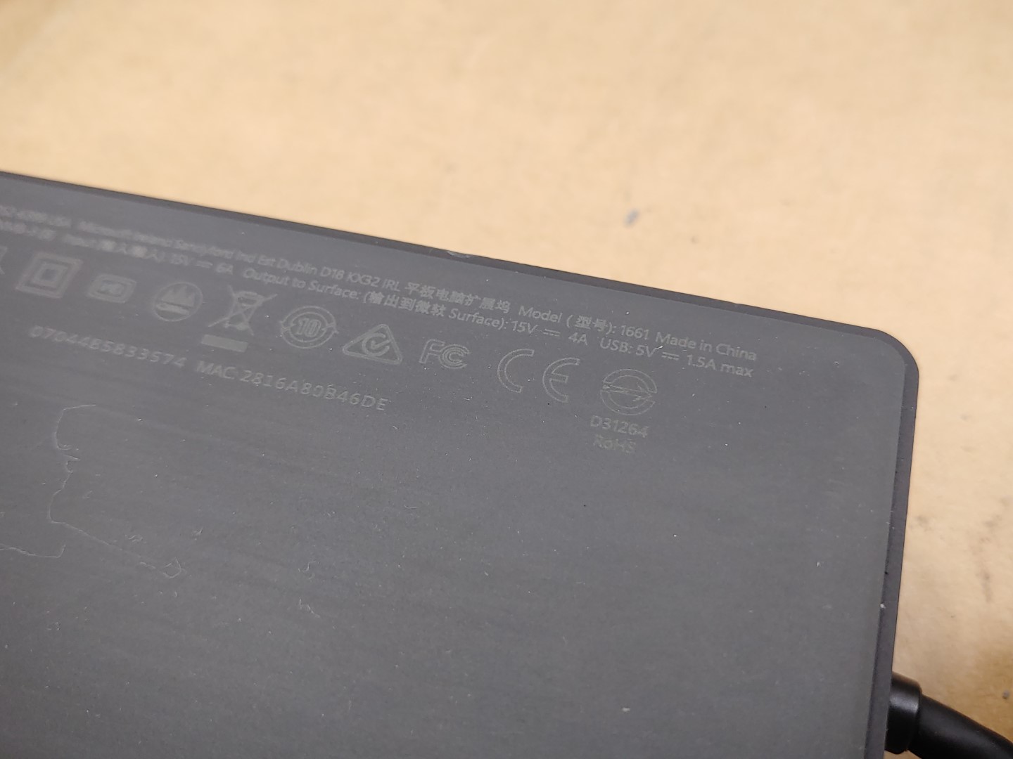 LOT of (7) Microsoft Surface Dock Model 1661 w/ x6 Microsoft 1749 AC Adapter ✔✔✔ - Image 5