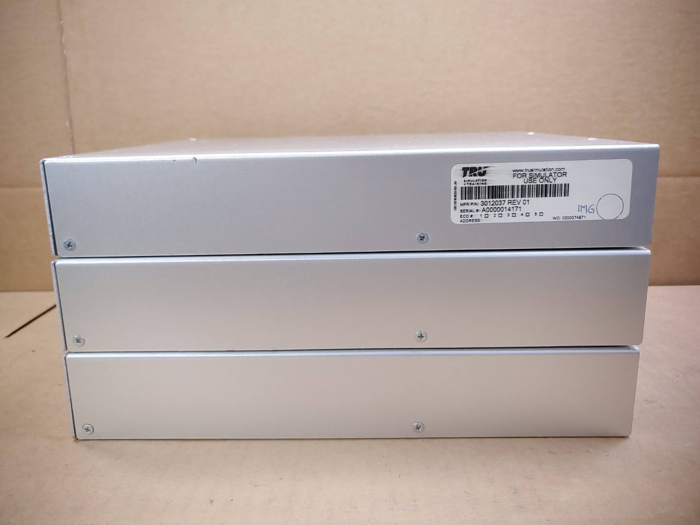 LOT of (3) Biamp AMP-A460H 4-Channel 60W Power Amplifier *UNTESTED/AS-IS* *READ* - Image 4