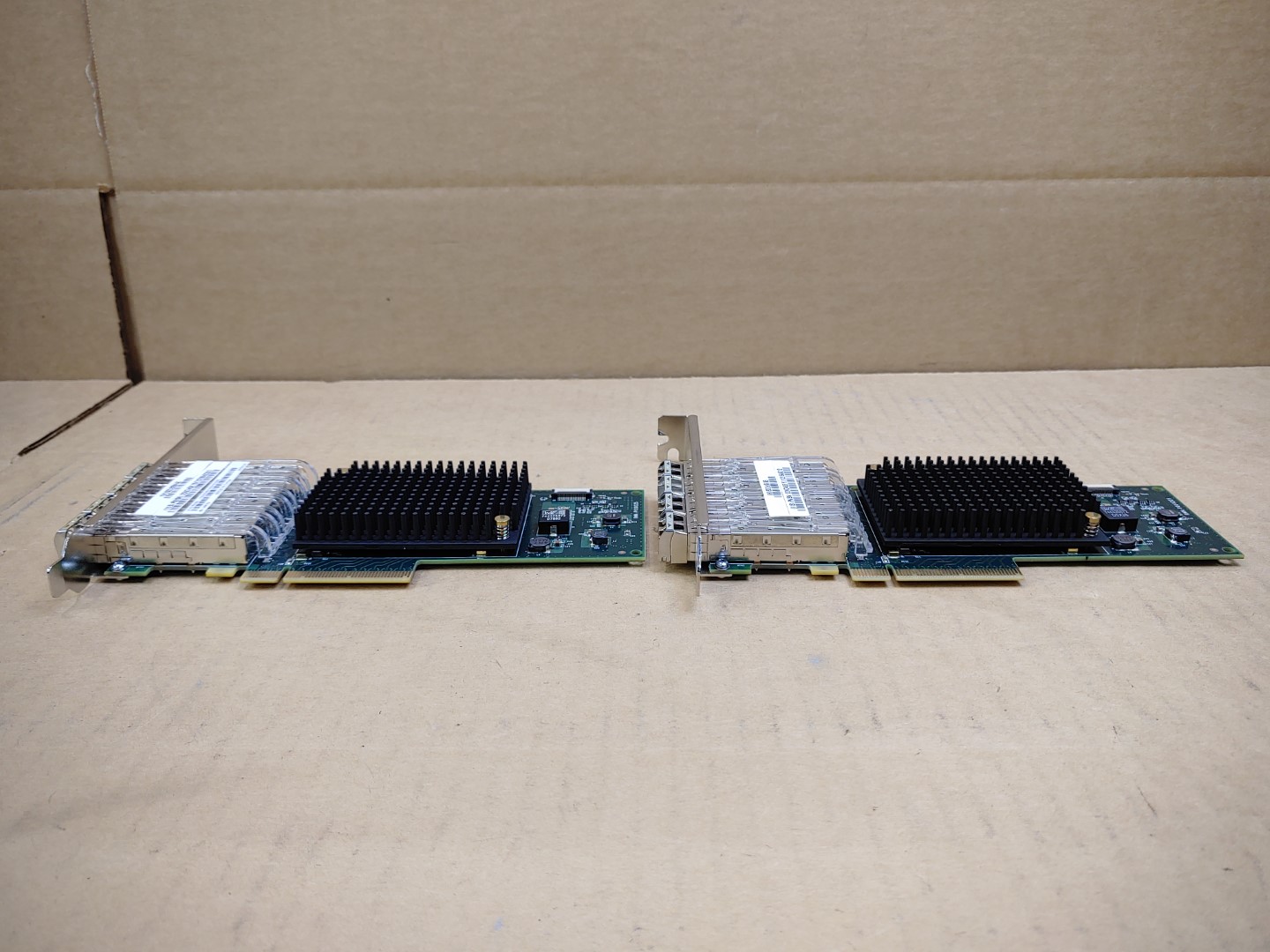 LOT of (2) IBM Quad-Port 10GbE SFP PCIe Network Adapter 00ND468 w/ SFP's ✔✔✔✔ - Image 3