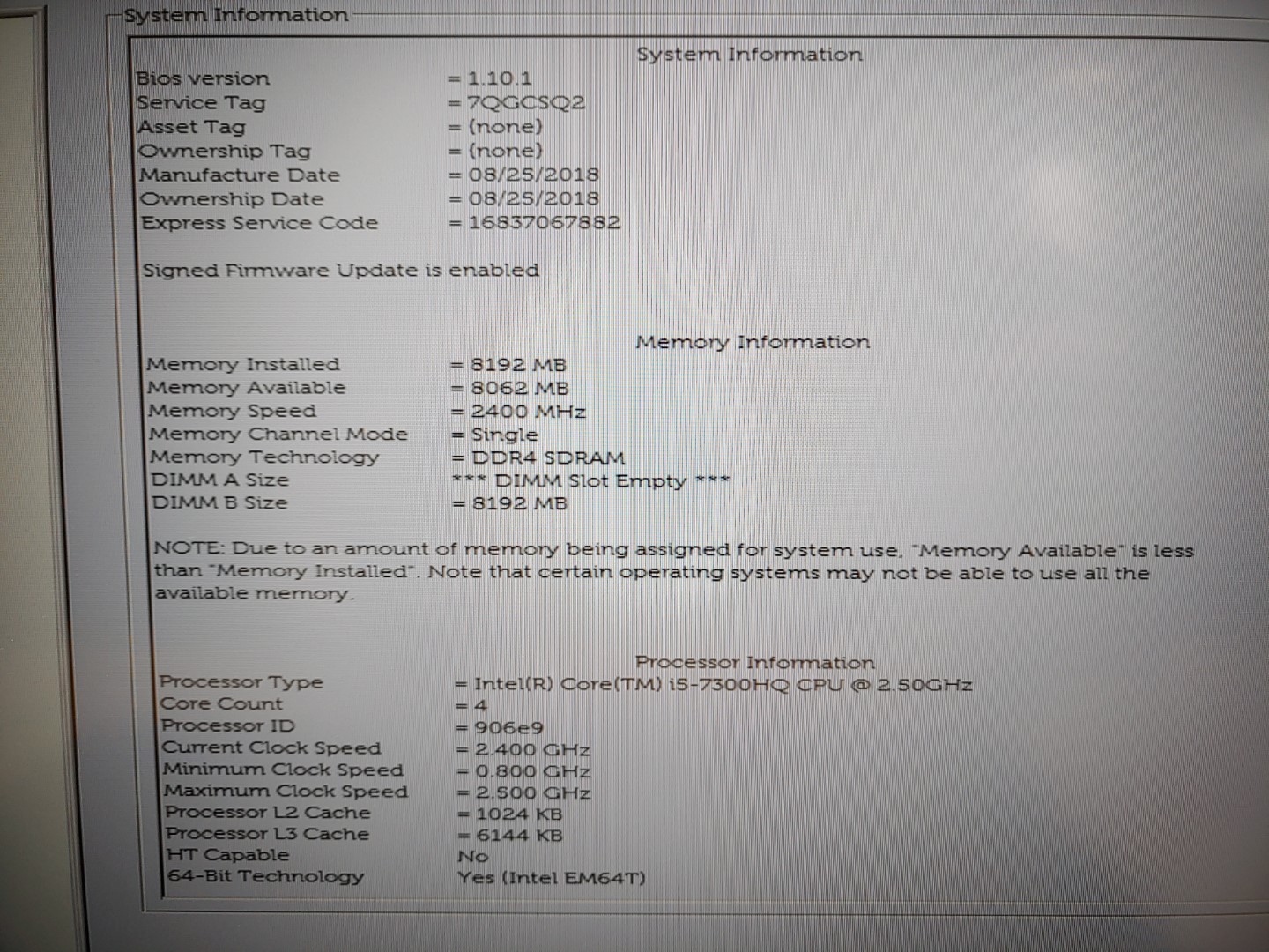 Dell Precision 5520 15.6" i5-7300HQ✔8GB✔256GB✔Quadro M1200✔*NO OS/BATT/AC**READ* - Image 10