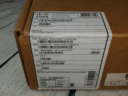 Cisco NXA-PHV-1100W-B Power Supply Intake Airflow HV-AC-DC for Cisco 5500/6000 - Image 3
