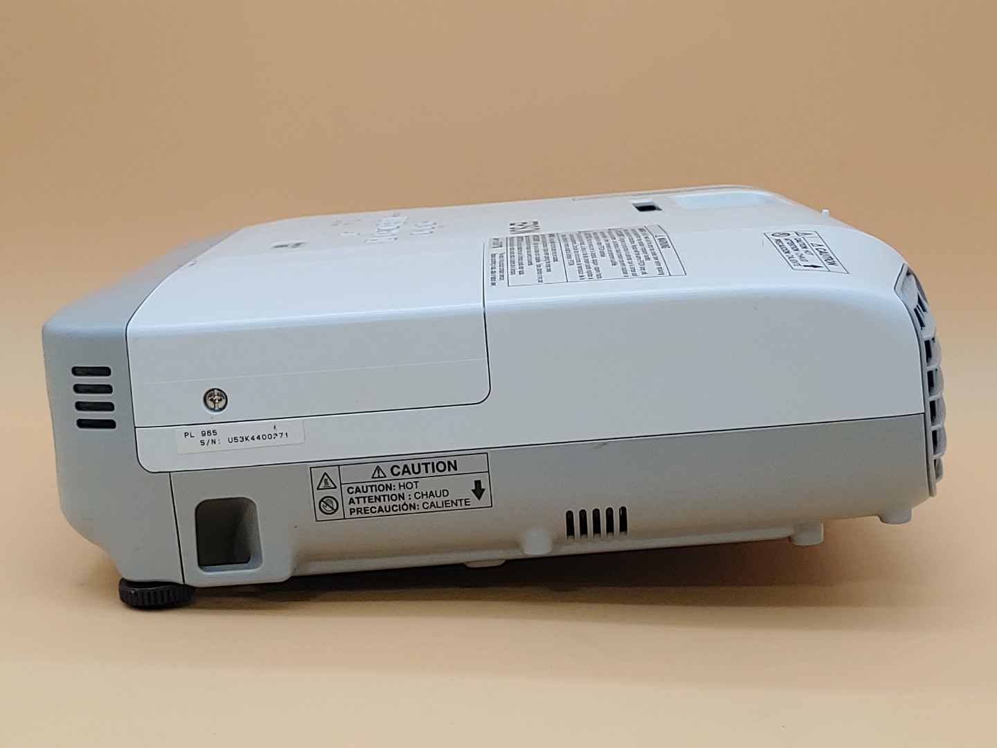 Epson PowerLite 965 H583A XGA 3LCD HDMI 3,500 ANSI Lumen Projector (2843 HOURS) - Image 4