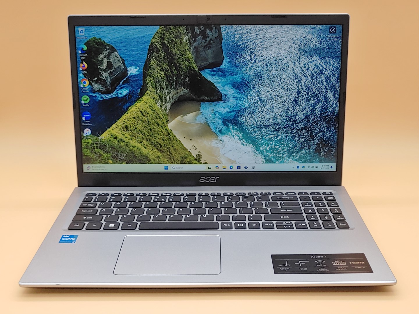 Acer Aspire 3 A315-58 15.6" Intel i3-1115G4✔20GB✔1TB NVMe SSD✔Win11Home✔*NO A/C*