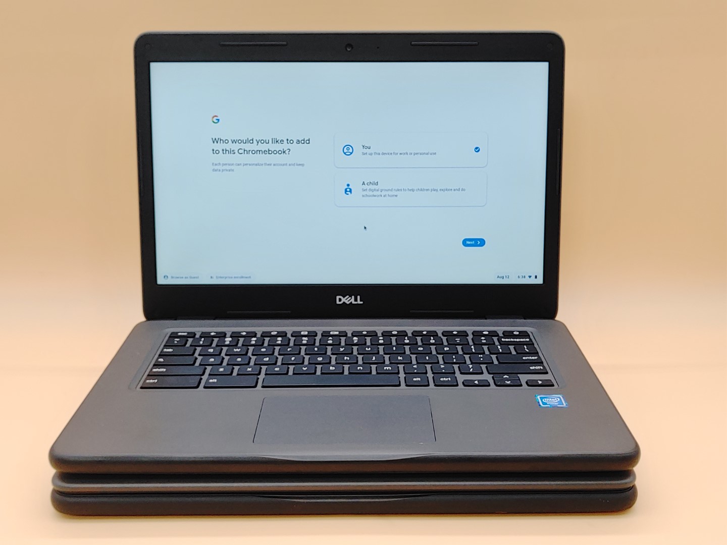 LOT of (2) Dell ChromeBook 3400 14" Celeron N4000✔4GB✔32GB eMMC✔ChromeOS✔*NO A/C - Image 3