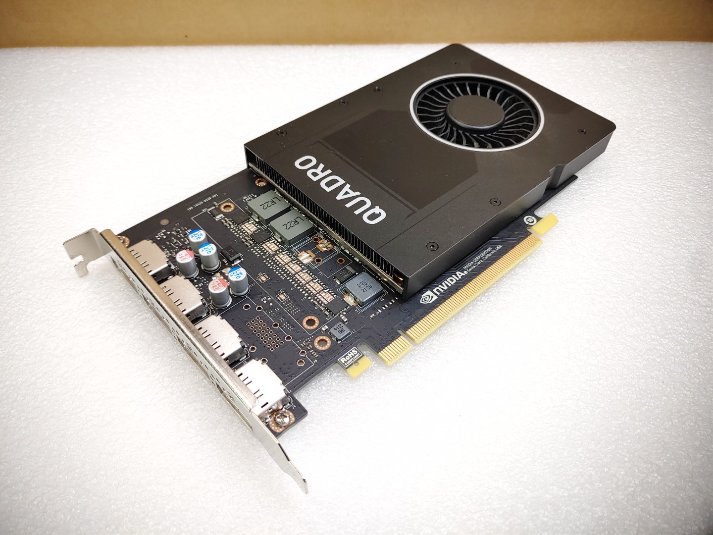 Dell NVIDIA Quadro P2200 5GB GDDR5X 4x DisplayPort Graphics Card (2G8WC / PX8M5)