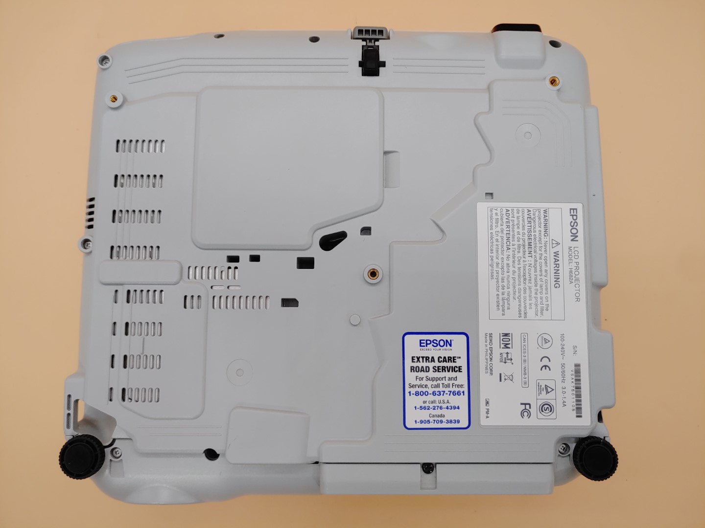 Epson PowerLite 965H H682A XGA 3LCD HDMI 3,500 ANSI Lumen Projector (2708 HOURS) - Image 9