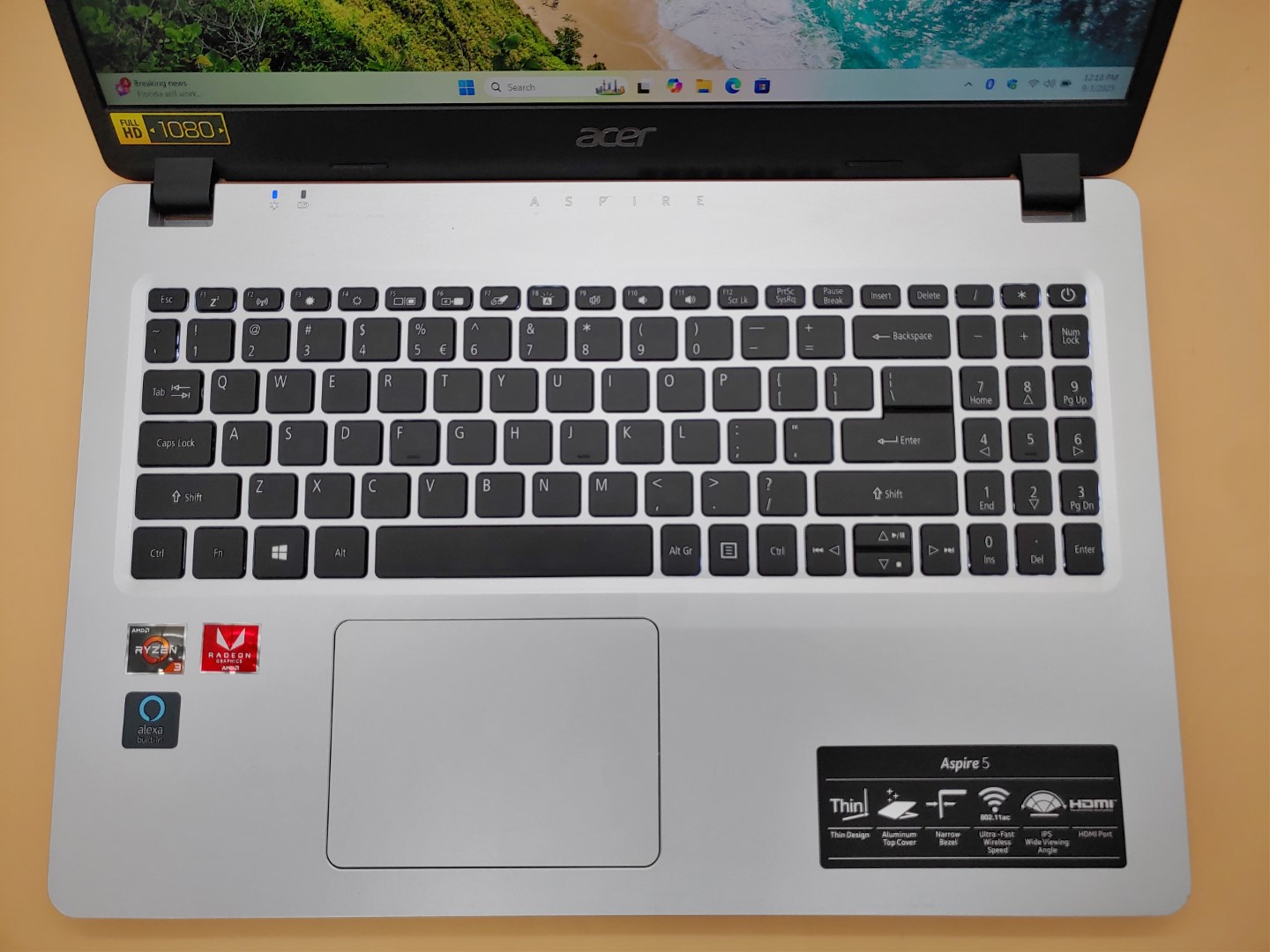 Acer Aspire 5 A515-43 15.6" FHD AMD Ryzen 3 3200U✔8GB✔128GB SSD✔Win11✔✔ *NO A/C* - Image 4