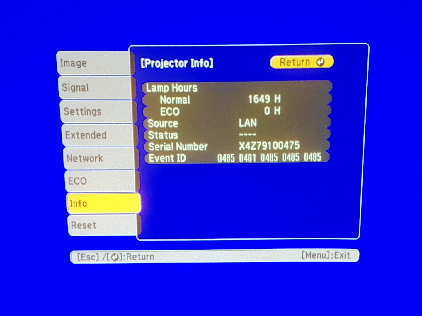 Epson PowerLite 970 3LCD Projector 4000 Lumen ANSI HD 1080p H865A (1649 Hours) ✔ - Image 12