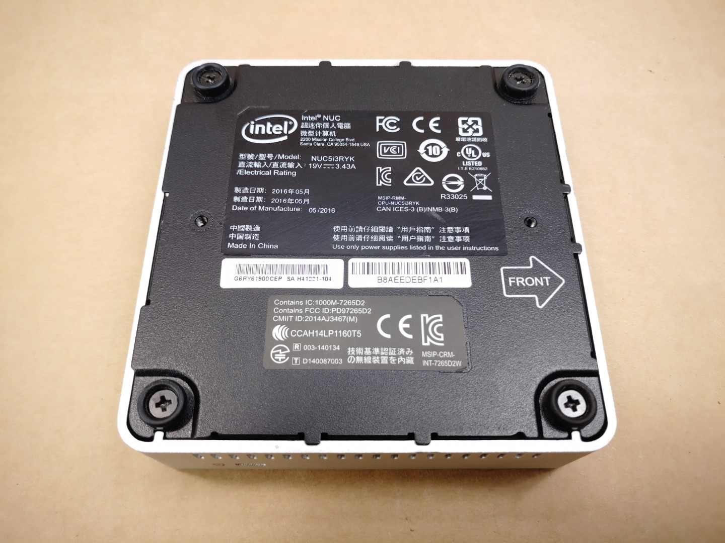 Intel NUC NUC5i3RYK Intel i3-5010U✔16GB✔512GB M.2 SSD✔ **NO OS / NO AC** - Image 7
