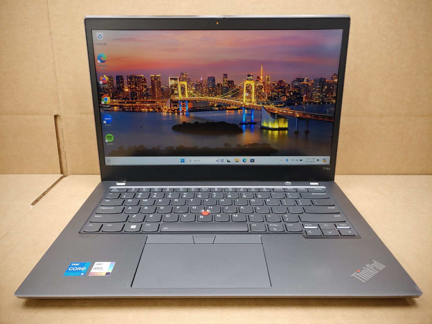 Lenovo ThinkPad T14s Gen2 14" Intel i5-1135G7✔8GB✔256GB✔Win11Pro✔*NO A/C* *READ*