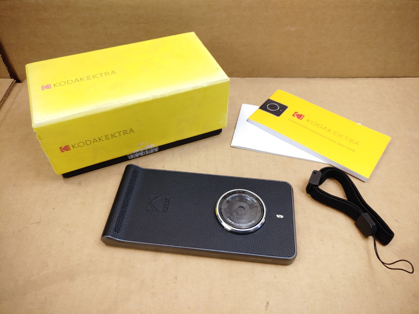 KODAK EKTRA 5" 4G LTE 32GB - Black (GSM Unlocked) Android 6 ✔✔✔