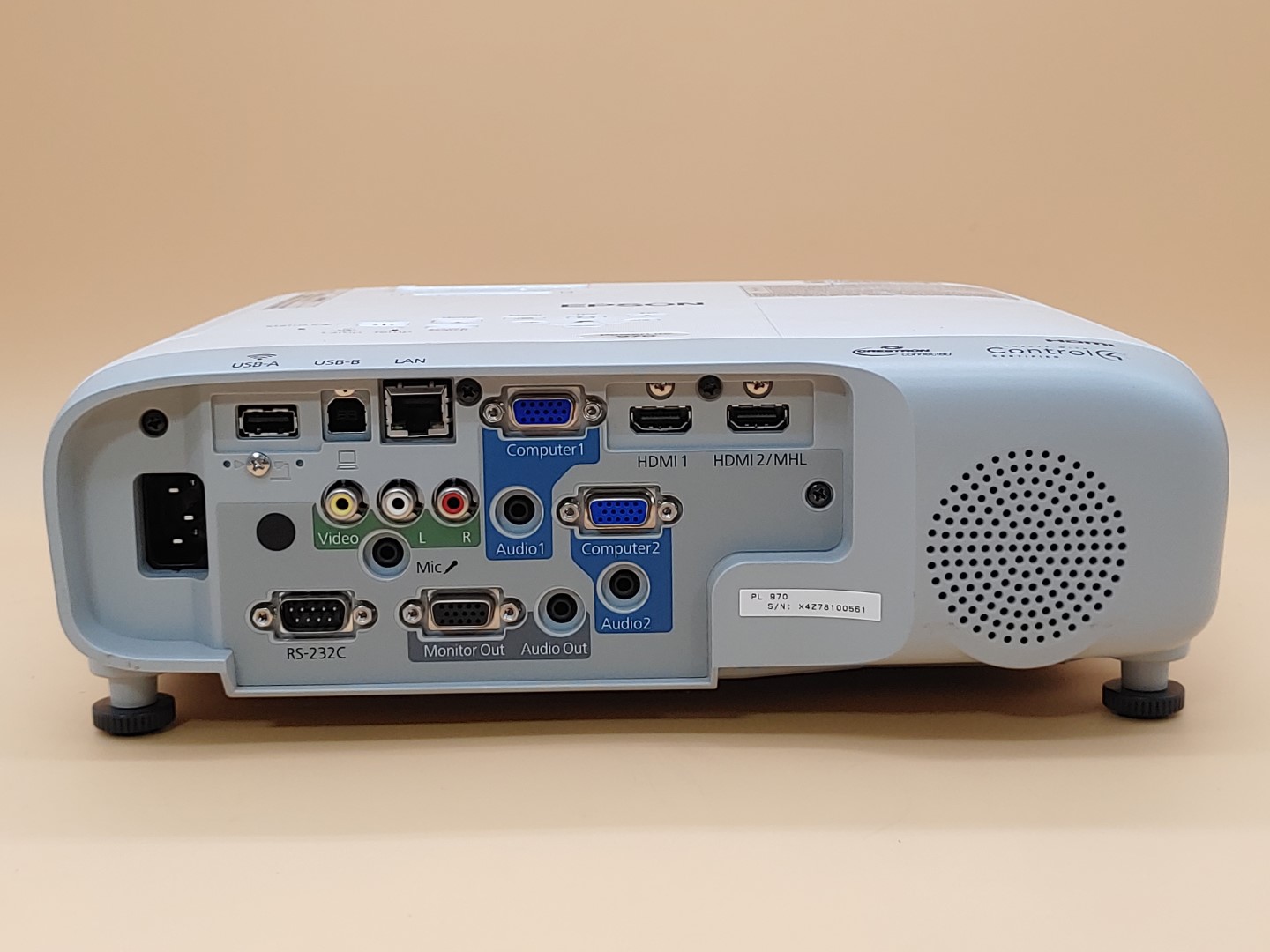 Epson PowerLite 970 3LCD Projector 4000 Lumen ANSI HD 1080p H865A (2166 Hours) ✔ - Image 7