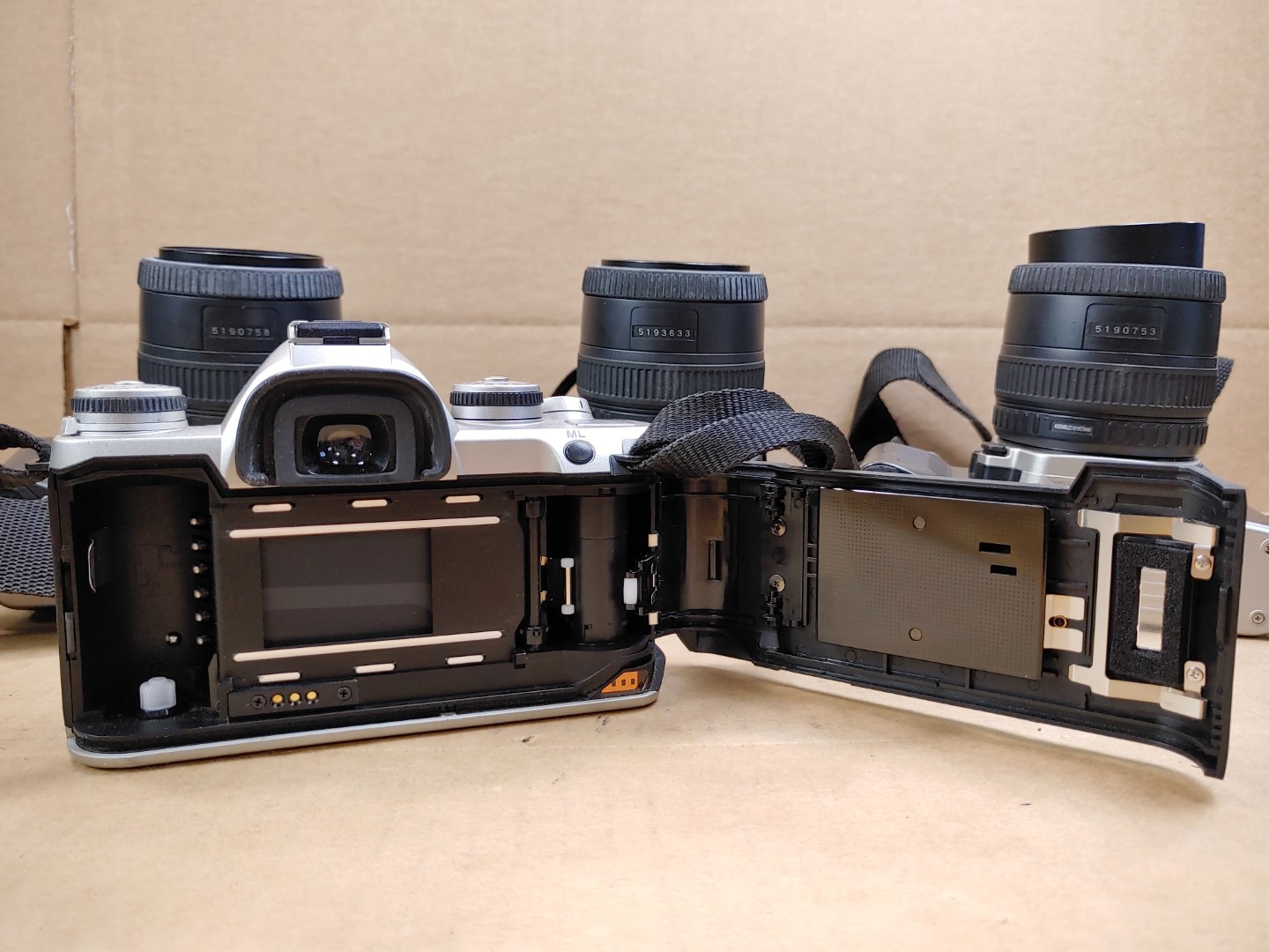 LOT of (4) PENTAX ZX-M 35 mm Film Camera w/ 50 mm Lens ✔✔ *UNTESTED**AS-IS*READ* - Image 11