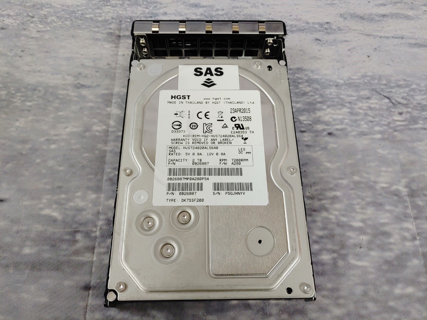 Nimble SAN Storage 2TB 7.2K 3.5" SAS Hard Drive HD W/ Tray CS200, CS240, ES1-H45 - Image 6