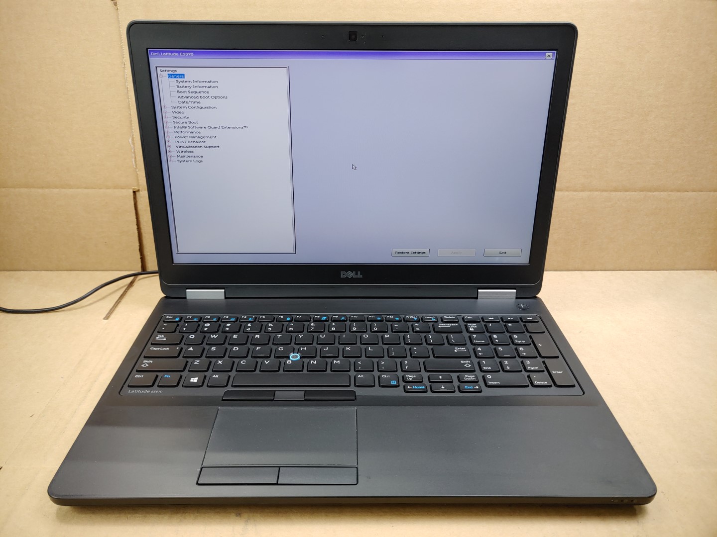 Dell Latitude E5570 15.6" Intel i5-6440HQ✔ **NO RAM/NO BATT/NO HDD/NO AC* *READ*